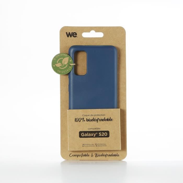 WE Coque Bio SAMSUNG GALAXY S20 - Eco-Friendly Biodégradable et Compostable - Housse Etui Antichoc, Compatible avec L'induction,
