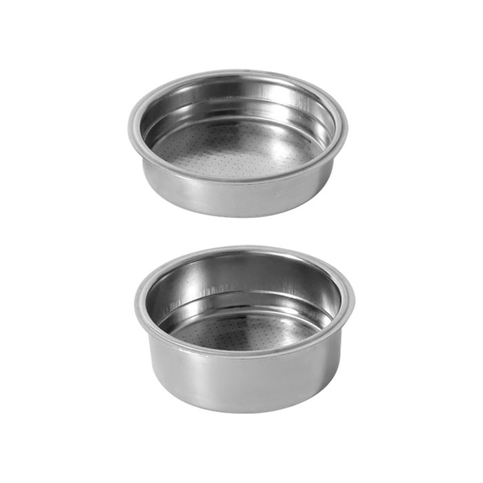 Filtre Panier Pressurisé Acier Inoxydable – Filtre Machine à Café Réutilisable 51-52,5 Mm – Double Couche Pour Espresso Parfait