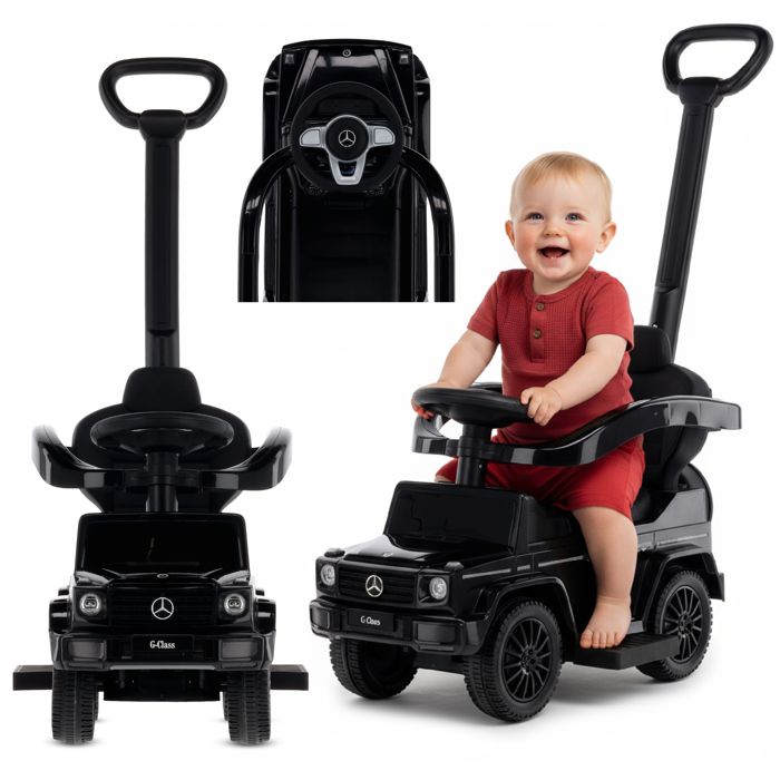 Porteur enfant voiture Mercedes Benz G 12 à 36 mois volant