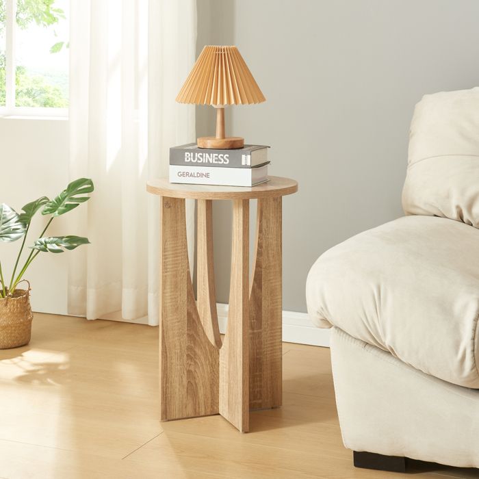 Table dappoint Rindal 57 x 38 cm effet chêne