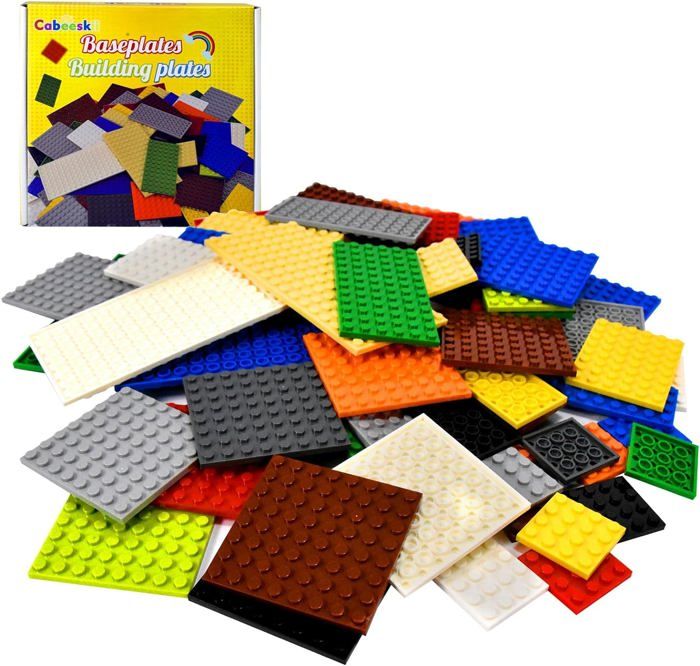 Lego En Vrac Lot De 1330 Briques De Construction Classiques - Avec Portes, Fenêtres, Arbres