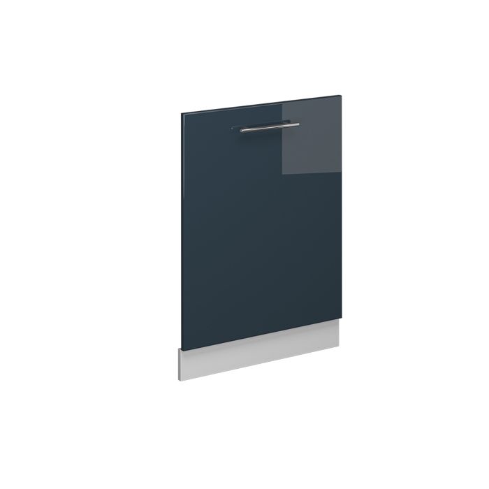 Façade de lave-vaisselle Fame-Line 60cm sans PT Bleu foncé brillant/Blanc Vicco 54312