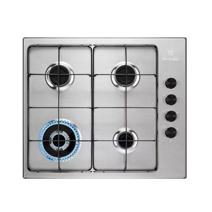 Electrolux Table de cuisson gaz 60cm 4 feux - EGS6414X