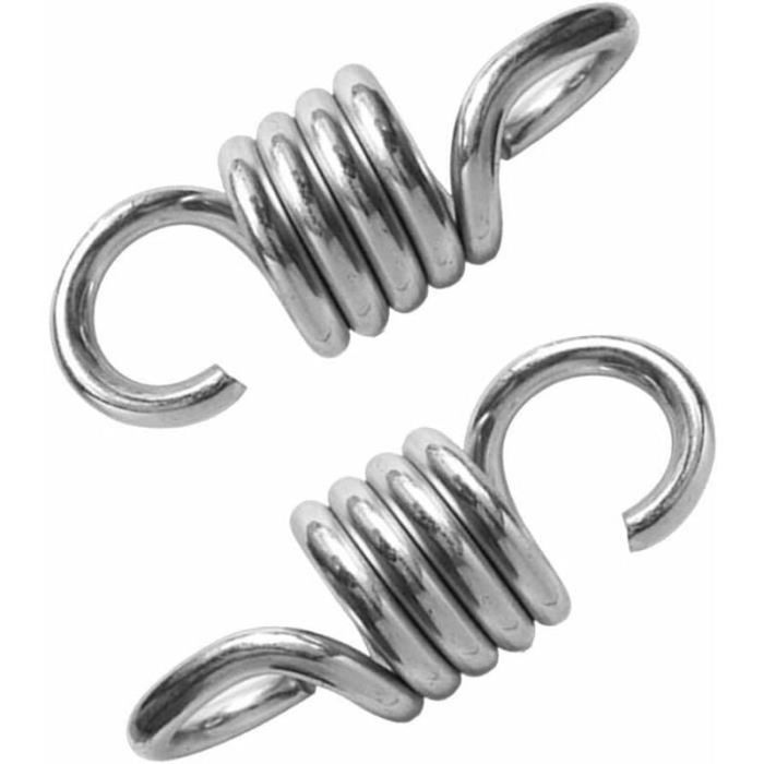Crochets de suspension pour hamac lot de 2 ressorts supportant jusquà 317 kg pour balançoires ou chaises