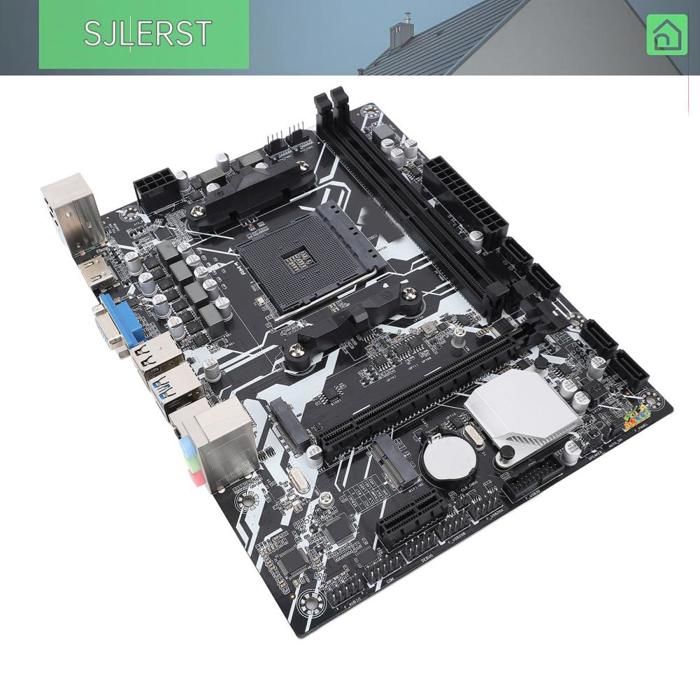 Carte Mère A320M-K Gaming ATX - Socket AM4, Support Ryzen 3000/4000G/5000, DDR4, M.2 NVMe, HDMI/VGA - 4
