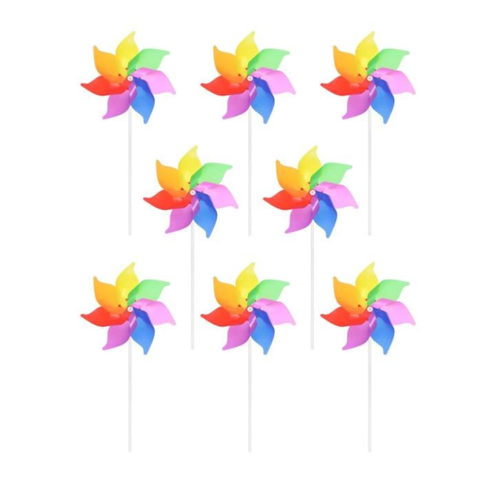 Moulin à Vent Vélo De Jardin – Décorations Animées 3D, PVC Résistant, 44 Cm, Pour Pelouse Et Terrasse