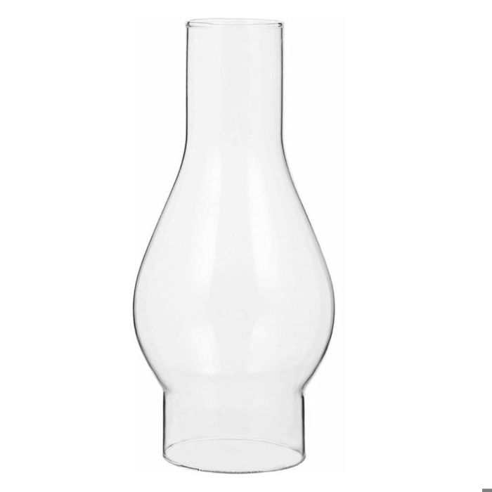 Abat-jour verre lampe huile/pétrole (size small) : accessoire remplaçable vintage éclairage compatible