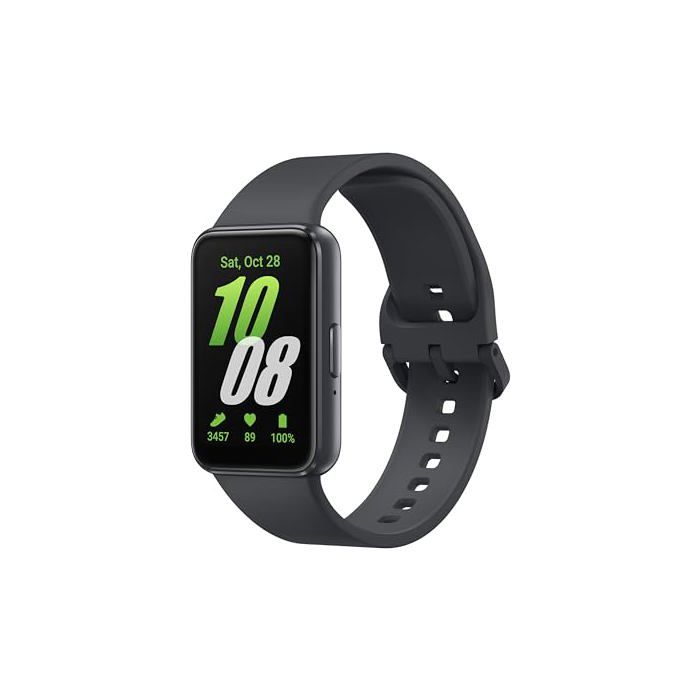 Samsung Galaxy Fit3 Écran AMOLED de 40 mm avec corps en aluminium suivi complet de la forme physique et de la santé batterie jusqu'à 13 jours avec charge rapide indice 5 ATM et IP68