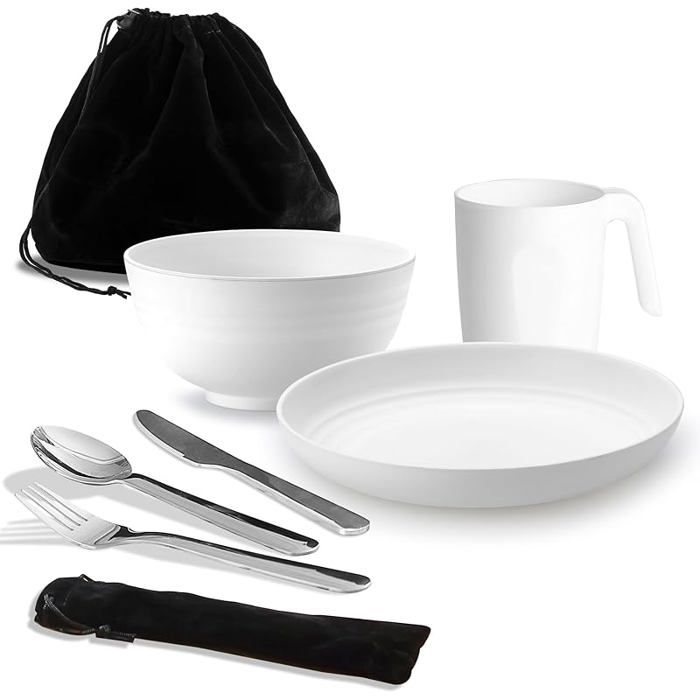 Spork Pliant Ustensile En Acier Inoxydable Portable Pour Le Camping, La Randonnée, La Randonnée En Plein Air Du 10,36 € | DHgate