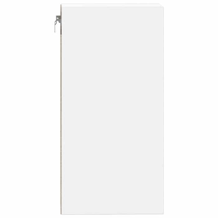 Printemps 2026 SoldesArmoire suspendue pour cuisine - Placard mural - avec rangement - Riga Blanc 30 x 295 x 60 cm Bois dingén