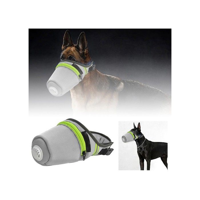 Masque respiratoire pour chien - Réutilisable - Respirant - Filtre à air avancé - Ajustement réglable