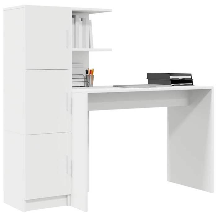 2pcs Blanc Table Décriture - SWEETY Bureau Blanc CL72274328058