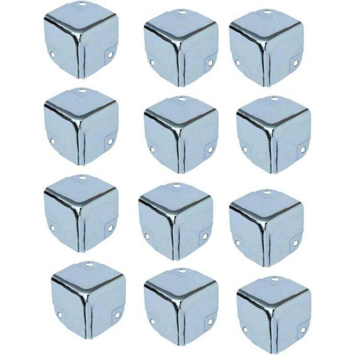 Protection de Meubles Protections dAngle en Métal Protection dAngle de Table 12 Pièces Supports de Protection dAngle de Bord