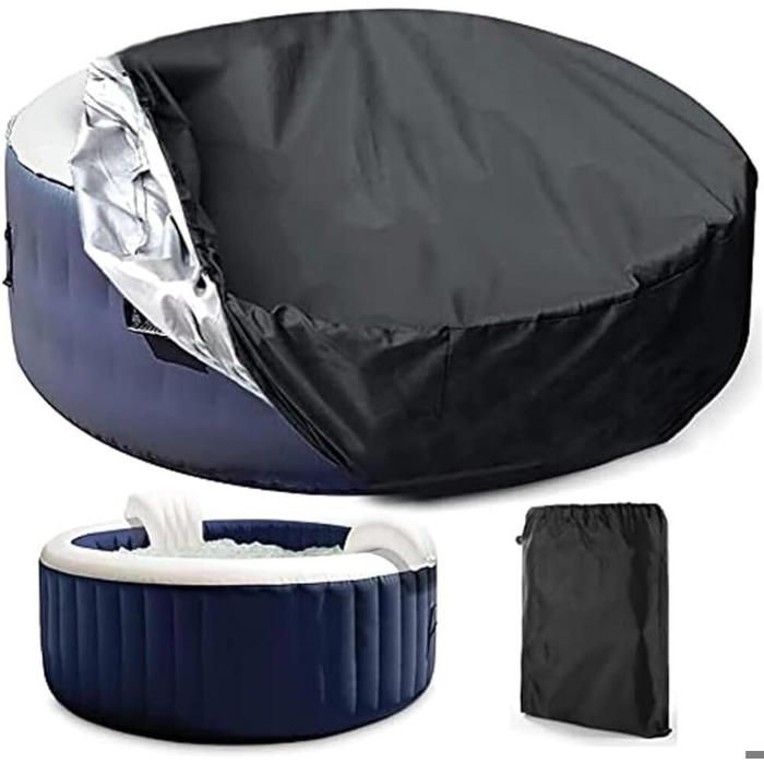Bach Spa Gonflable Couverture Spa Ronde Bache Piscine Hivernage Salon de Jardin Baches Imperméables