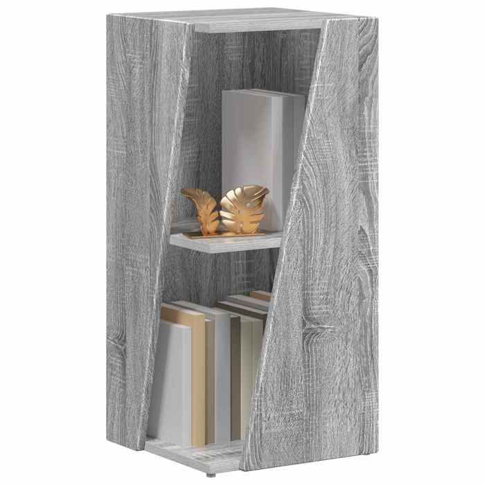 Meuble Étagère - Gris - Étagère latérale - 1 pc - Gris Sonoma 33x32x70 5 cm B5394