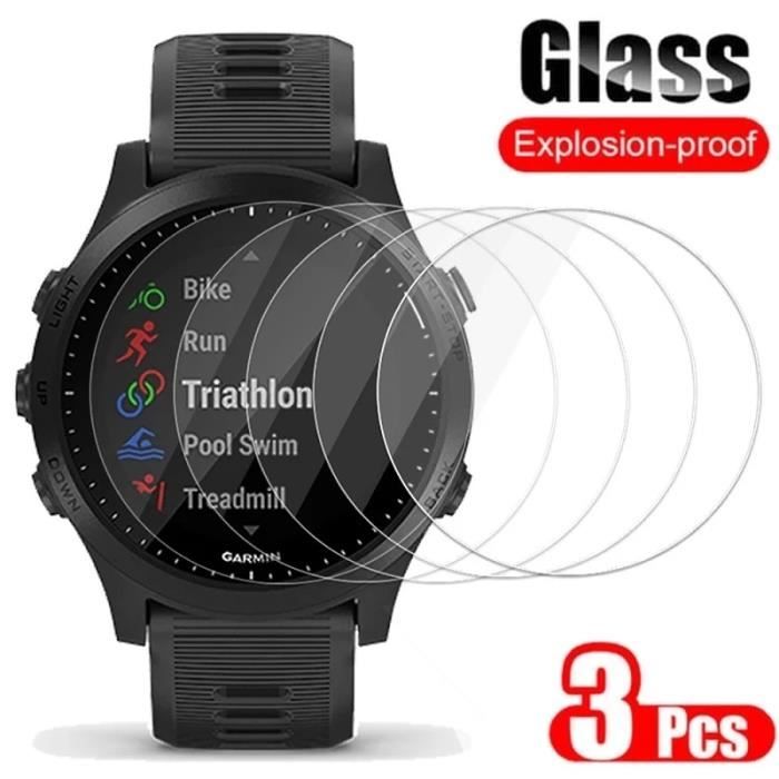 Smartect Verre Trempé [3 Pièces, Clear] Pour Garmin Forerunner 735XT, Protecteur D'écran En Verre HD Anti Rayures, Sans Bulles, Dureté 9H, 0.3mm Ultra