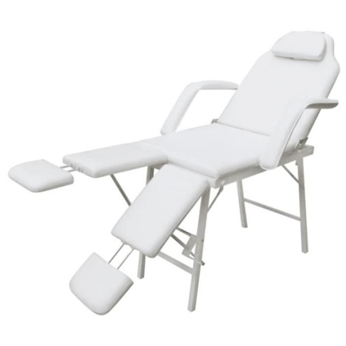 Fauteuil pour traitement facial - AKOZON - Similicuir - 185x78x76 cm - Portable - Confortable