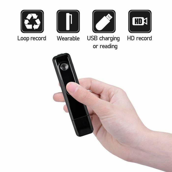 Mini Caméra Espion WiFi 1080p - Petit Enregistreur Numérique - Batterie USB - Neuf