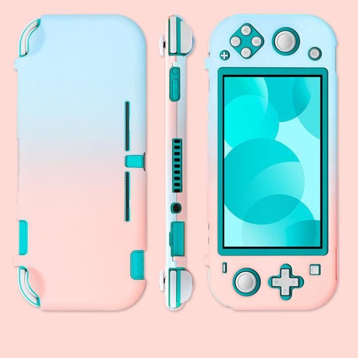 Coque de protection Nintendo Switch Lite, coque de protection NS Gradient  Animal Cross, coque de couleur givrée, dégradé rose-bleu - Cdiscount  Informatique