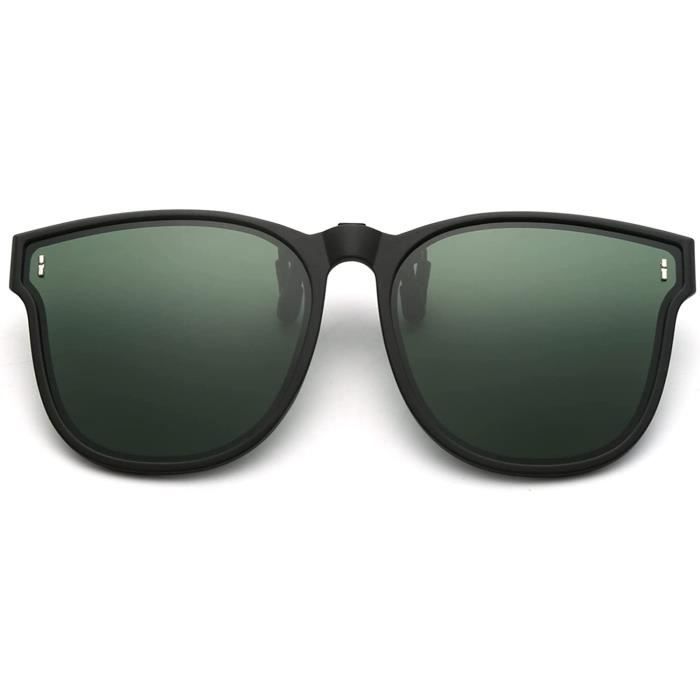 Clip Lunettes De Soleil Polarisé Long Keeper - Clip-on Vert Pour Lunettes De Vue - UV400 - Neuf Avec Étiquettes