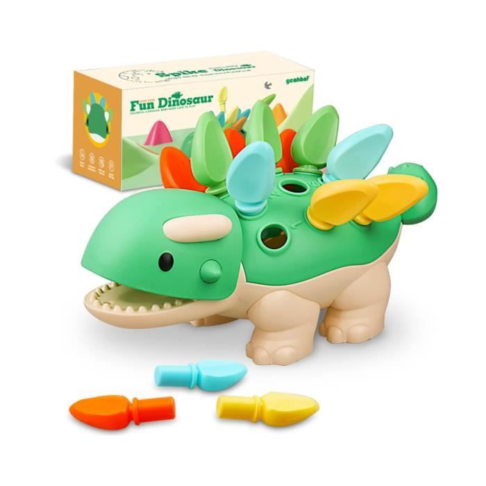 Fortand 5 en 1 Jeux Montessori Bébé Eveil, Dinosaures Jouet