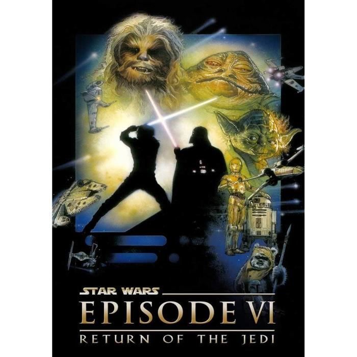 Poster Star Wars 6 Return Of The Jedi Affiche Cin ma Wall Art u3954 poster-star-wars-6-return-of-the-jedi-affiche-cin-ma-wall-art-u3954