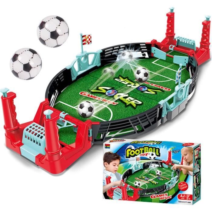 Jeu Interactif de Baby Foot Mini Babyfoot de Table Mini Jeu de Baby-Foot Jouet de Table de Football Table de Football Jeu