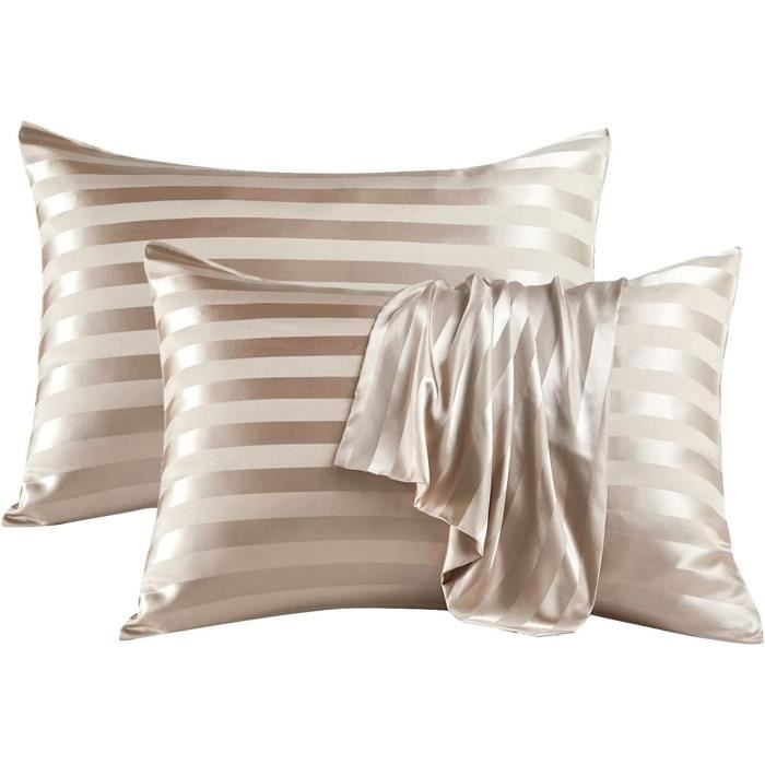 Blutal Taie Oreiller 40x60 Lot de 2 - Housse de Coussin icrofibre