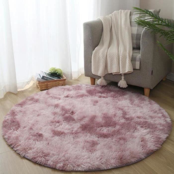 Tapis Salon Rose Tapis Rond Sol Non Tapis Tapis Moelleux