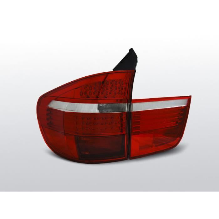 FEUX ARRI/ÈRE BMW X5 E70 03.07-05.10 ROUGE BLANC LED