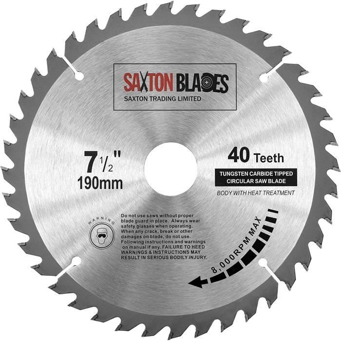 Lame De Scie Circulaire 115 X 22,23 Mm Pour Bois Avec 40