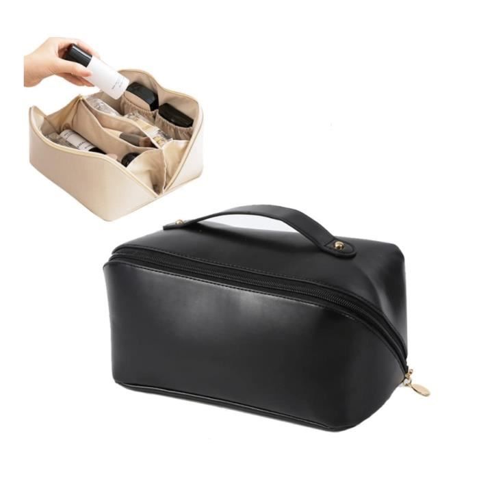 Sac De Toilette à Roulettes Optio En Cuir Noir - Taille Medium - Neuf Avec étiquettes