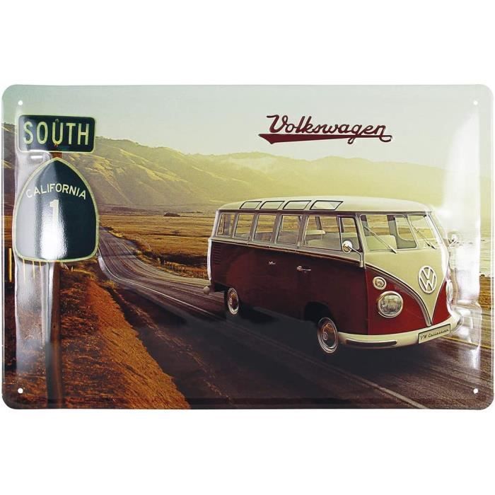 Borsa Termica Volkswagen T1 - Stile Hippie Bus, Isolata, Per Picnic E Spiaggia, Licenza Ufficiale VW, Colore Rosso - Foto 7