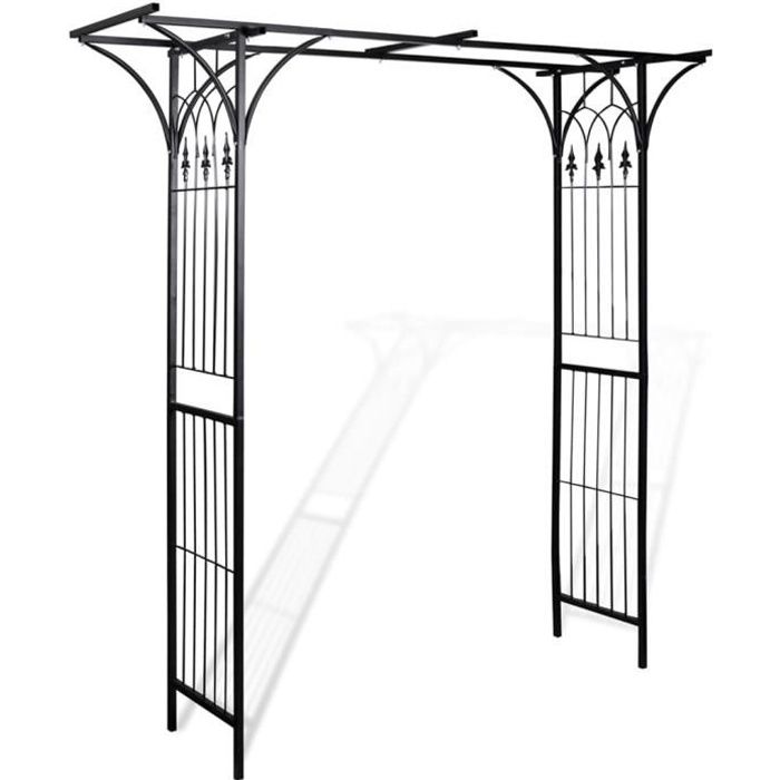 2104Luxueux Magnifique Arches de jardin pour Plantes Grimpantes et Rosiers Décor - Arceau de jardin Pergola à appentis -200 x 52 x