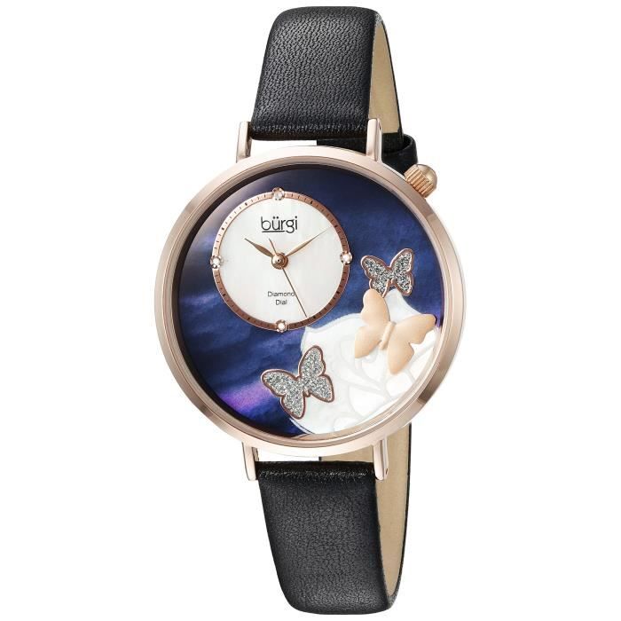 Montre bracelet Femme BURGI BUR158BKR Achat vente montre