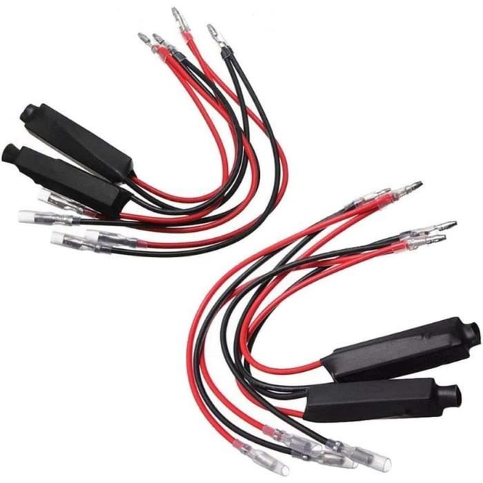 ETOPARS 4 X Universel 12V 21W Résistance Adaptateur Moto Clignotant