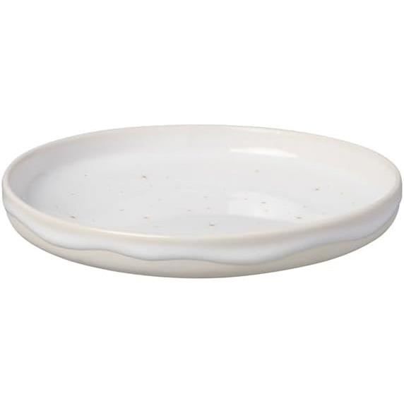 Lot De 4 Assiettes De Service Ovale Winter Village 31,5x21 Cm - Grès Décor Noël, Lavable Au Lave-vaisselle - 9