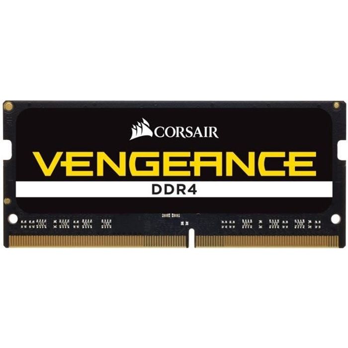 Memoire PC CORSAIR Mémoire PC Portable DDR4 - Vengeance 8 Go (1 x 8 Go) - 2400 MHz - CAS 16 (CMSX8GX4M1A2400C16) pas cher
