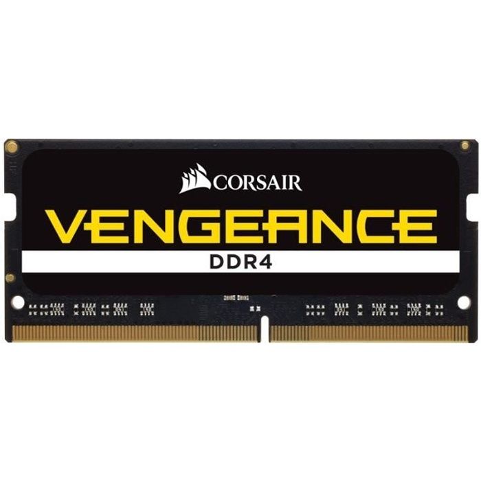 Vente Memoire PC CORSAIR Mémoire PC Portable DDR4 - Vengeance 8 Go (1 x 8 Go) - 2400 MHz - CAS 16 (CMSX8GX4M1A2400C16) pas cher Vente Memoire PC CORSAIR Mémoire PC Portable DDR4 - Vengeance 8 Go (1 x 8 Go) - 2400 MHz - CAS 16 (CMSX8GX4M1A2400C16) pas cher