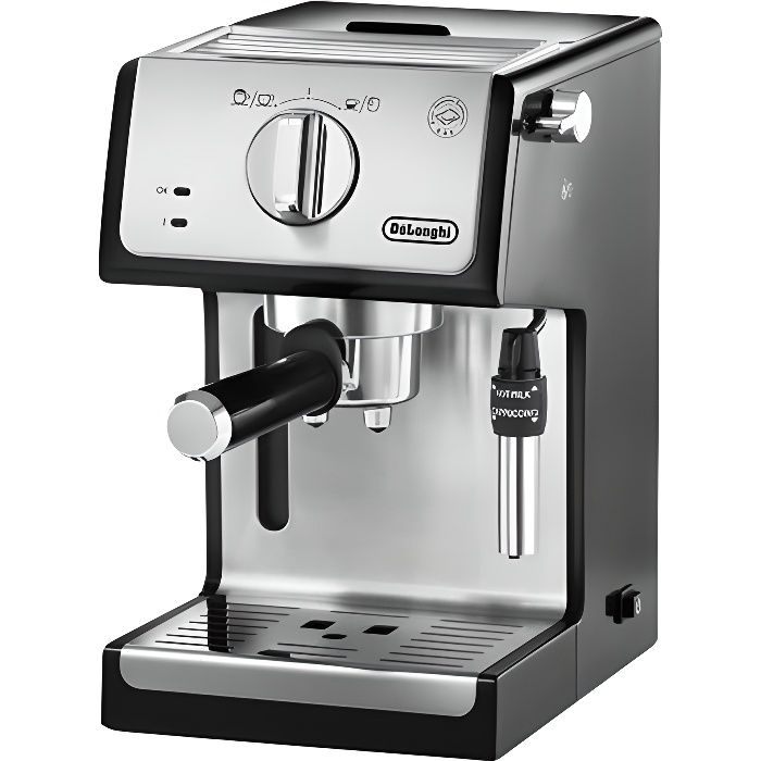Machine à espresso Delonghi ECP 35.31 - 15 bars - Noir/Métal