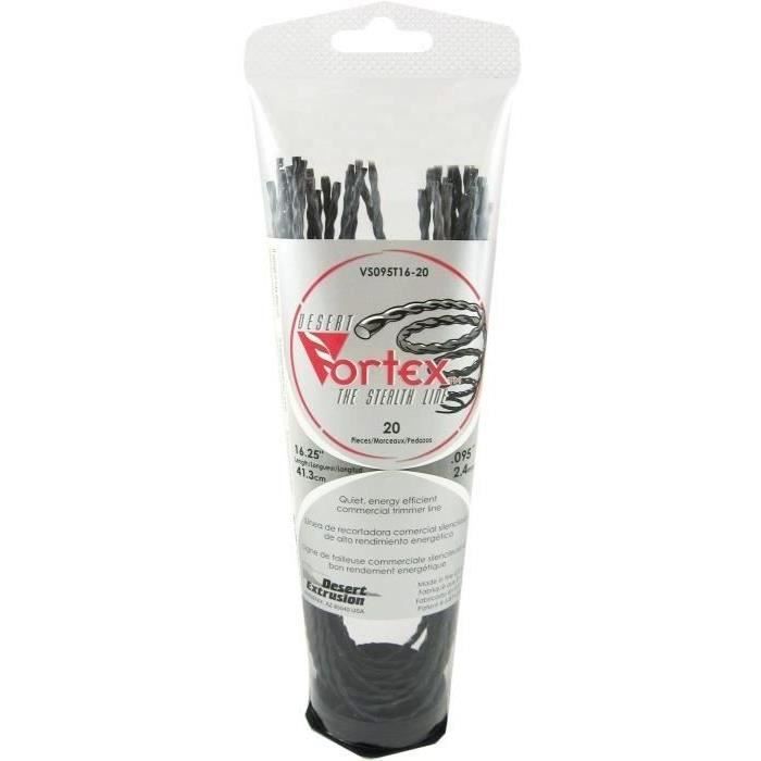 Tube de 20 fils nylon copolymère VORTEX - Longueur: 410mm, Ø: 2,40mm