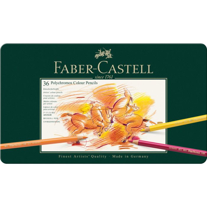 FABER-CASTELL 36 Crayons Polychromos - Achat / Vente crayon de couleur FABER -CASTELL Polychromos à prix de folie- Cdiscount