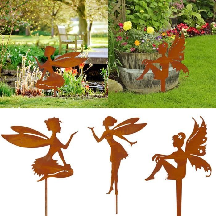 Lot De 24 Libellules Décoratives Pour Jardin - Piquets Colorés 25 Cm - Résistantes Aux Intempéries, Pour Patio, Massifs Ou Intérieur