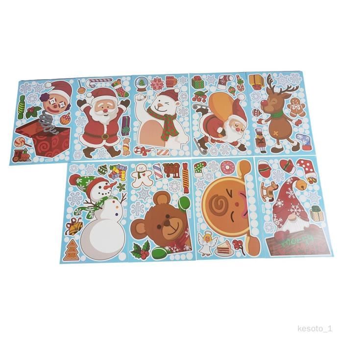 Lot De 6 Bandeaux De Noël – Renne, Bonhomme De Neige, Père Noël – Déguisement Festif Et Décoratif