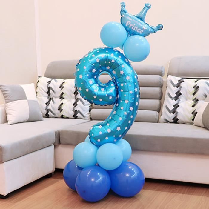 Ballon à Trois Couches pour ixd'Anniversaire d'Enfant, Grand Gâteau,  Décoration Yay c'est votre Anniversaire, Fournitures - AliExpress