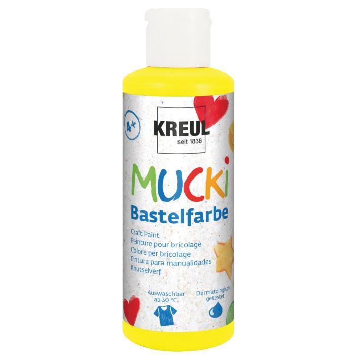 MUCKI Peinture au doigt, noir, 150 ml/ 1 boîte MUCKI Peinture au doigt, noir, 150 ml/ 1 boîte