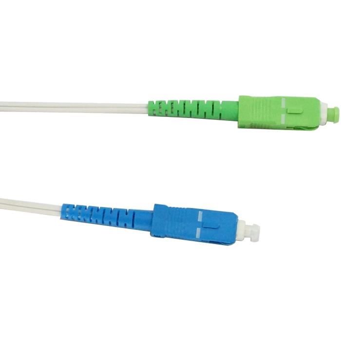 Octofibre C/âble Fibre Optique pour Box Freebox SC-APC to SC-UPC 30M