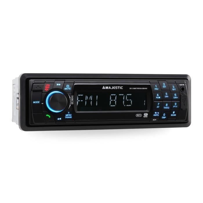 DAB-442 BT Autoradio RDS FM stéréo, Dab PLL, Bluetooth, Double USB