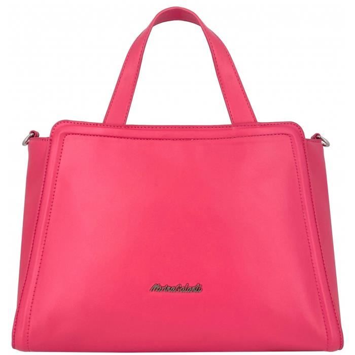 Sac ?� main Textile Rose Fuchsia - MB0413HG2 - Rose Fuchsia - Cdiscount Bagagerie - Maroquinerie