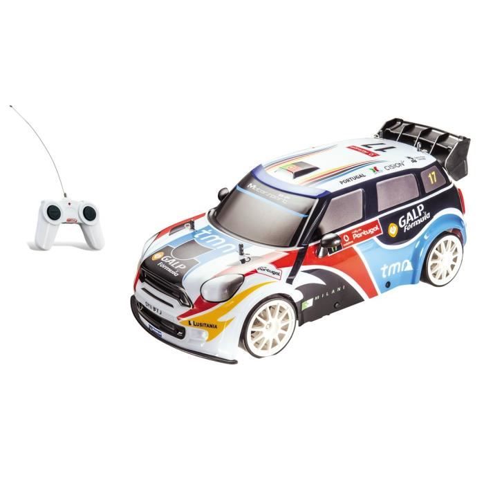 Voiture radiocommandée Mini Countryman JCW WRC 1:24 - MONDO - Échelle 1:24 - Rallye - Lexan body - Extérieur